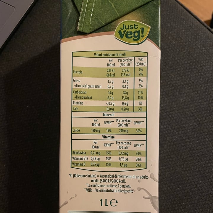 review photo of Just Veg! (ALDI Italy) Bevanda di riso shared by @rossanagolia on 04 Jul 2022 - review