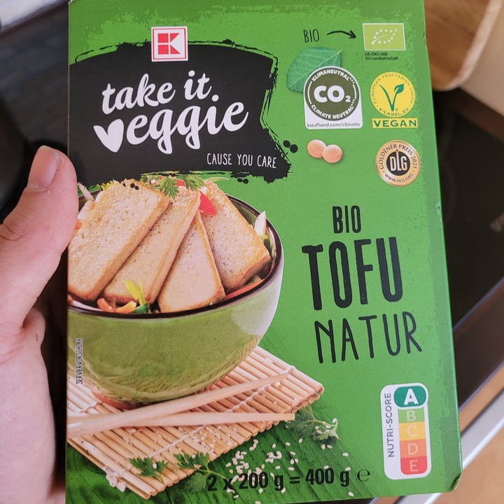 photo of Kaufland Take it Veggie Bio Tofu Natur shared by @bimip9 on  12 Mar 2022 - review