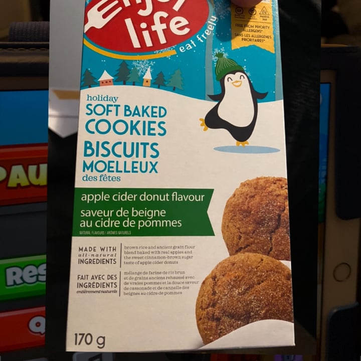 photo of Enjoy Life Apple Cider Donut Soft Baked Cookies shared by @mrsbubsmith on  29 Nov 2021 - review