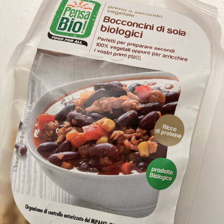 review photo of PensaBio Bocconcini di soia biologici shared by @laeugi on 01 Dec 2021 - review