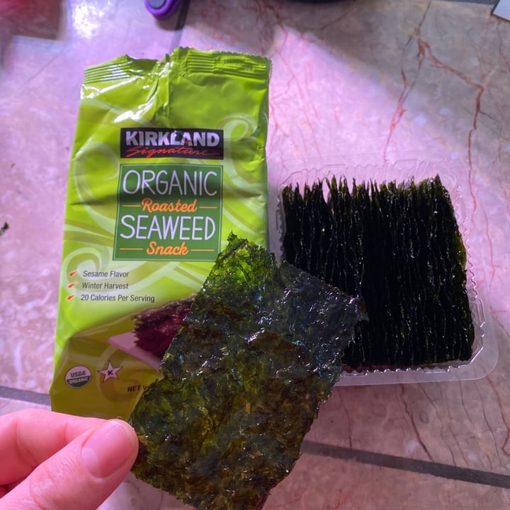 photo of Kirkland Signature Organic Roasted Seaweed Snack shared by @twinklebird on  01 Mar 2020 - review