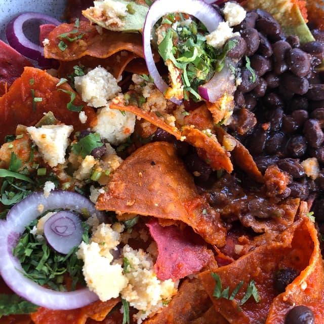 Photo of the dish “Chilaquiles light”