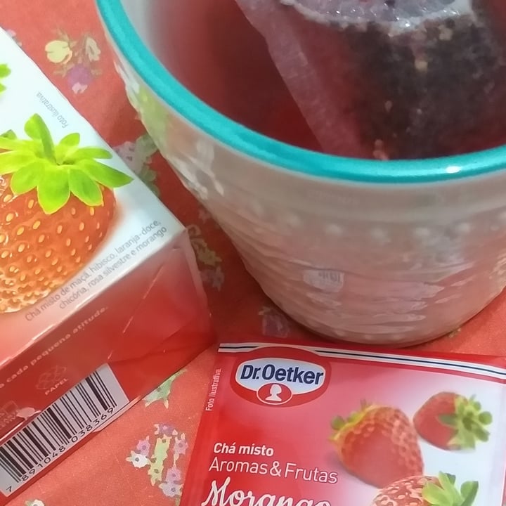 review photo of Dr. Oetker Chá de morango silvestre shared by @corupasc on 03 Jul 2022 - review