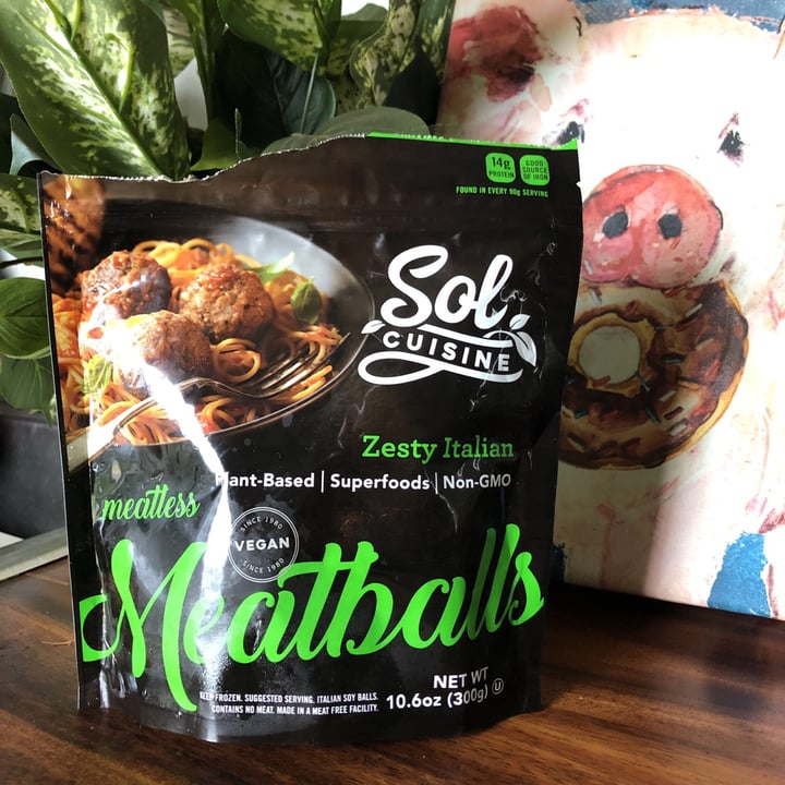 photo of Sol Cuisine Meatless Meatballs shared by @paulabuck on  06 May 2020 - review