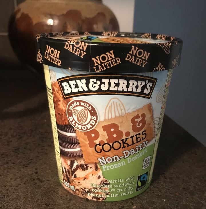 photo of Ben & Jerry's P.B. & Cookies Non-Dairy Frozen Dessert shared by @peanut1978 on  17 Aug 2021 - review