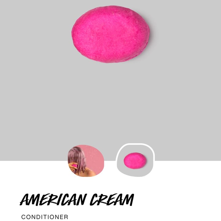 photo of LUSH Fresh Handmade Cosmetics American Cream CONDITIONER shared by @itsjustlola on  02 Dec 2021 - review
