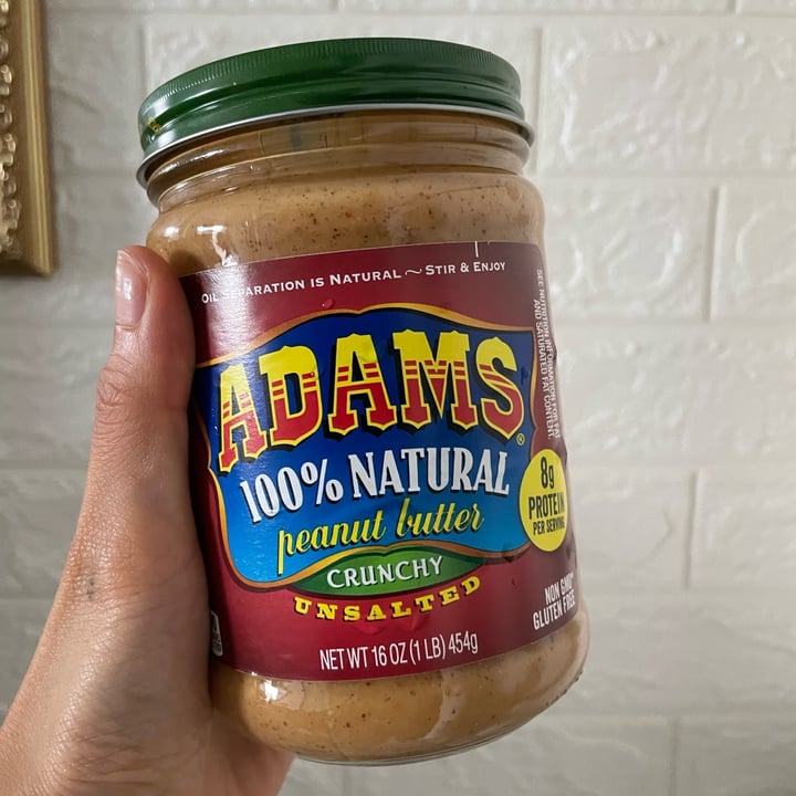 photo of Adams Natural Crunchy Peanut Butter - Unsalted shared by @csquaree on  15 Nov 2022 - review