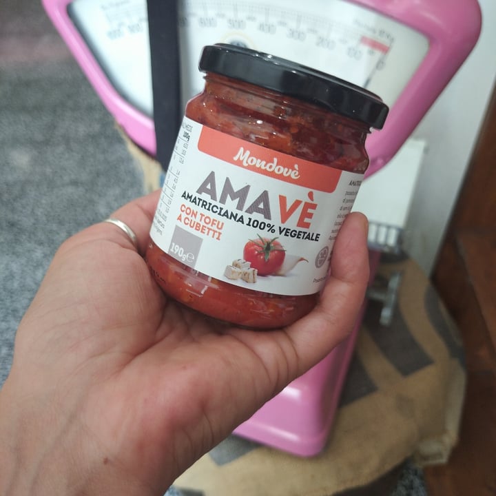 photo of Mondovè Amatriciana vegetale shared by @lolasp on  11 Aug 2022 - review