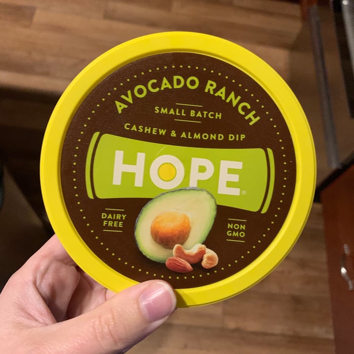 photo of HOPE Foods Avocado Ranch Cashew and Almond Dip shared by @faulkiners on  17 Nov 2020 - review