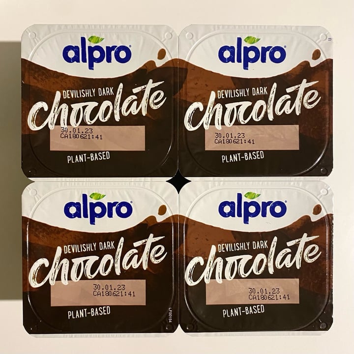 photo of Alpro Devilish Dark Chocolate Dessert shared by @vanillac on  26 Oct 2022 - review