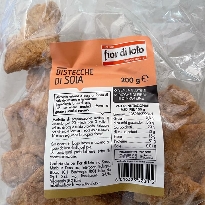 review photo of Fior di Loto Bistecche di soia shared by @nora1982 on 10 Sep 2022 - review