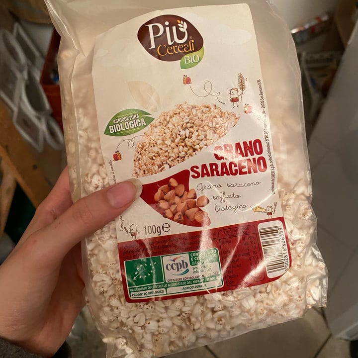 photo of Più  cereali bio Grano Saraceno Soffiato Biologico shared by @annaaa02 on  17 Mar 2022 - review