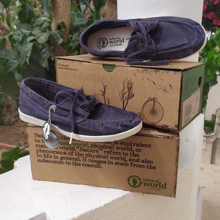 Natural World Eco Friendly Shoe. Style Bateau. Marine Review | abillion