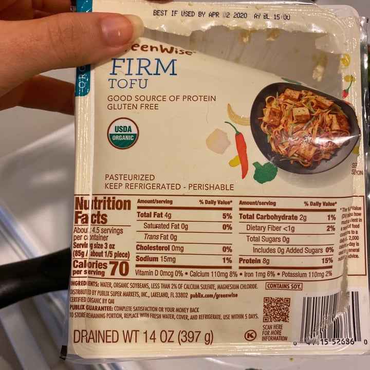 photo of Greenwise Firm Tofu shared by @niketa on  01 Feb 2020 - review