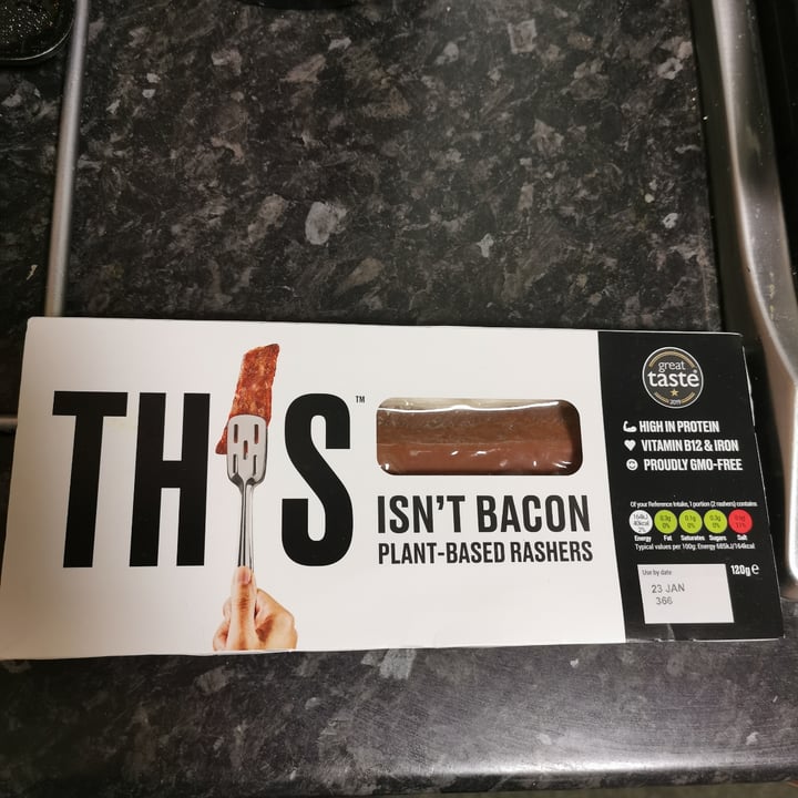 photo of THIS This isn't Bacon Plant-Based Rashers shared by @dhanipatel on  07 Jan 2021 - review