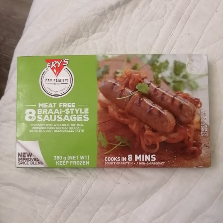 photo of Fry's Family Food Braai-Style Sausages shared by @zoezurnamer on  06 Oct 2020 - review