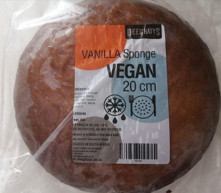 photo of Deeghuys Vanilla Sponge shared by @abhuman on  20 Apr 2020 - review