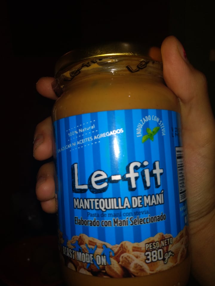 review photo of Le-Fit Mantequilla De Maní Endulzada Con Stevia shared by @valengr on 21 Dec 2020 - review