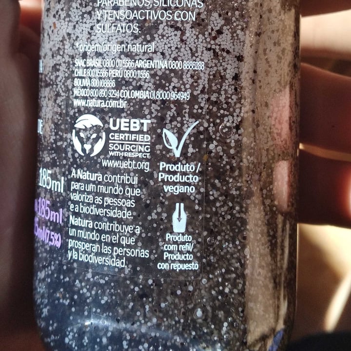 review photo of Natura Ekos Tukumã sabonete líquido esfoliante shared by @claraluiza on 07 Jun 2022 - review