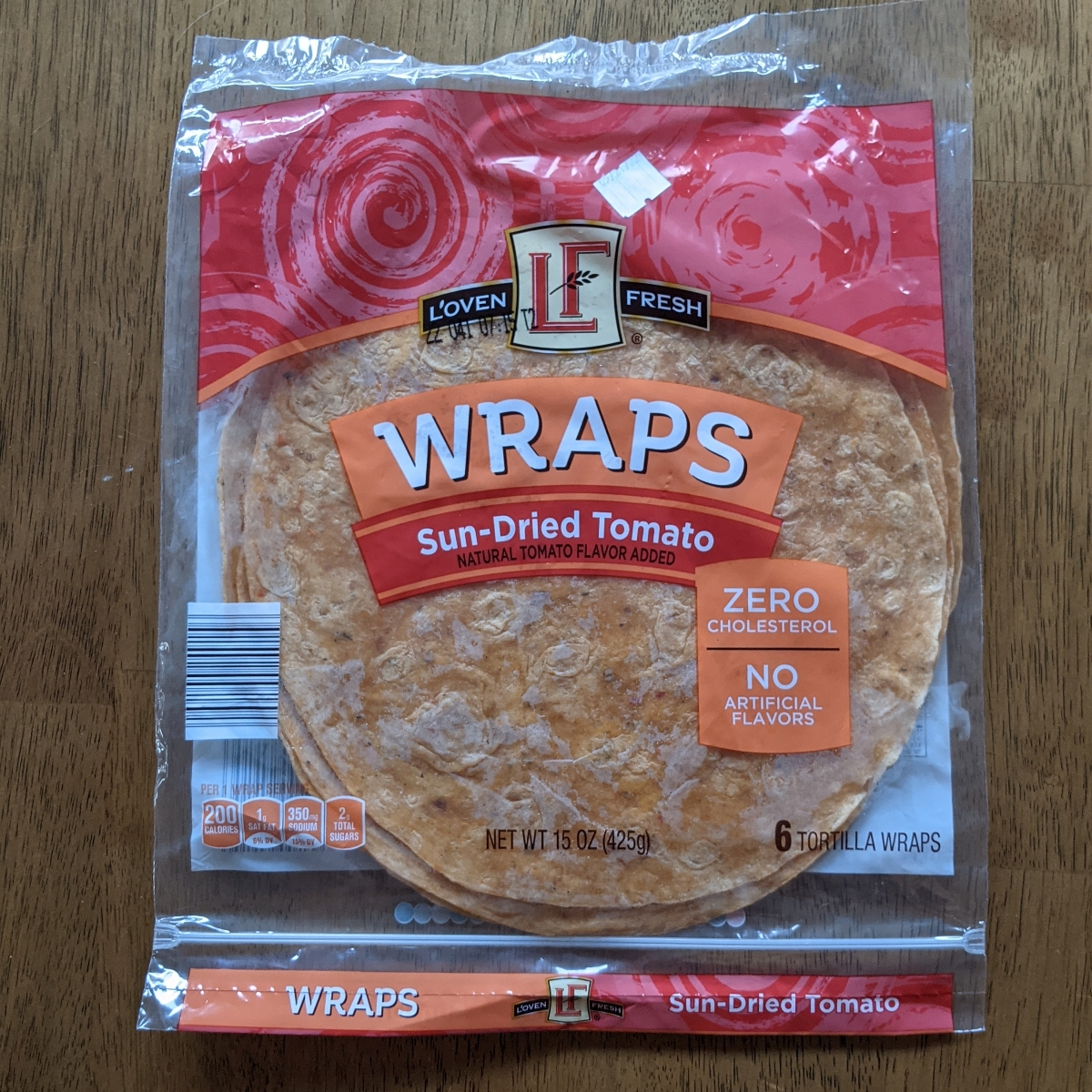 L’oven Fresh Sundried Tomato Wraps Reviews abillion