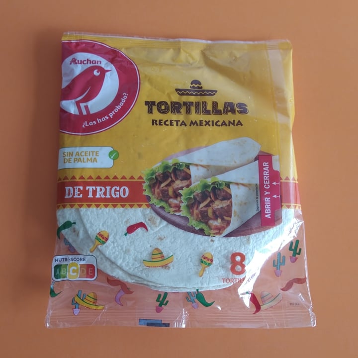 photo of Auchan Tortillas de trigo shared by @alasparavolar on  03 Oct 2021 - review