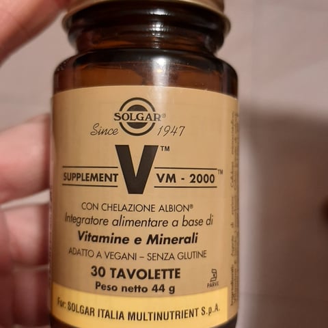 Solgar Vm 2000 Vitamine e minerali Reviews | abillion