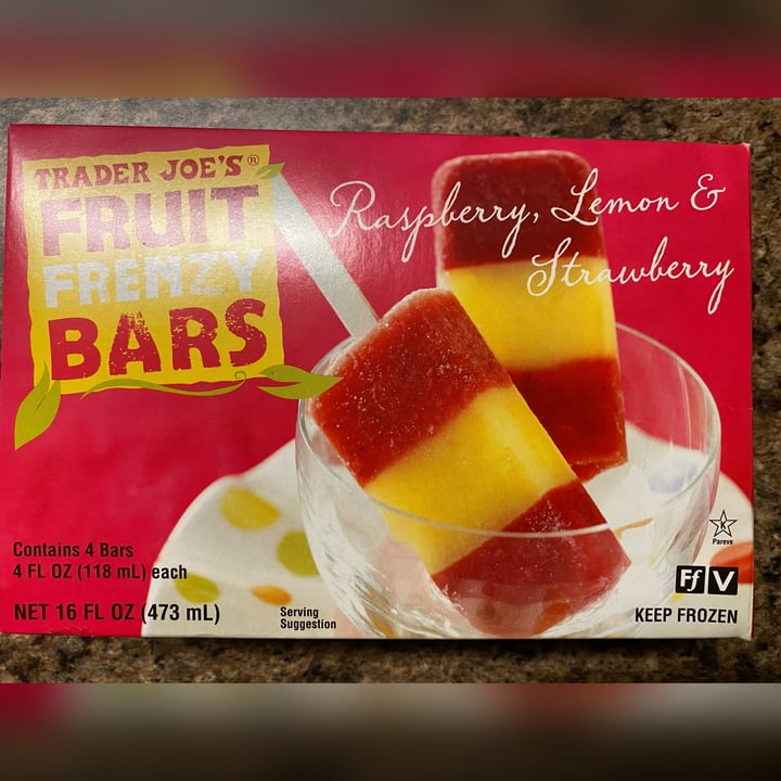 photo of Trader Joe's Fruit frenzy bars shared by @merelymarlo on  02 Mar 2022 - review