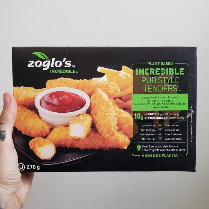 photo of Zoglo's Incredible Pub Style Tenders shared by @metalmel666 on  17 Oct 2022 - review
