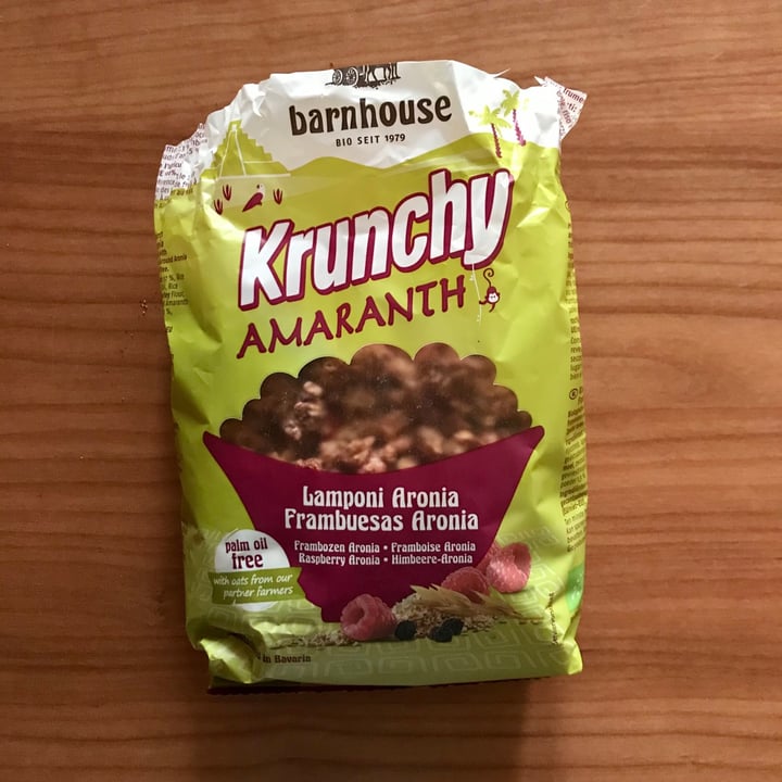photo of Barnhouse Krunchy Amaranth Himbeere-Aronia shared by @alessiastaste on  16 Apr 2021 - review