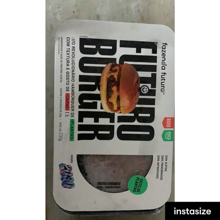 photo of Fazenda Futuro - Future Farm Futuro Burger shared by @narjaradalho on  21 Jul 2021 - review