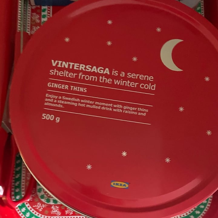 photo of Ikea Ginger Thins Biscuits- Vintersaga shared by @petrat on  02 Nov 2022 - review