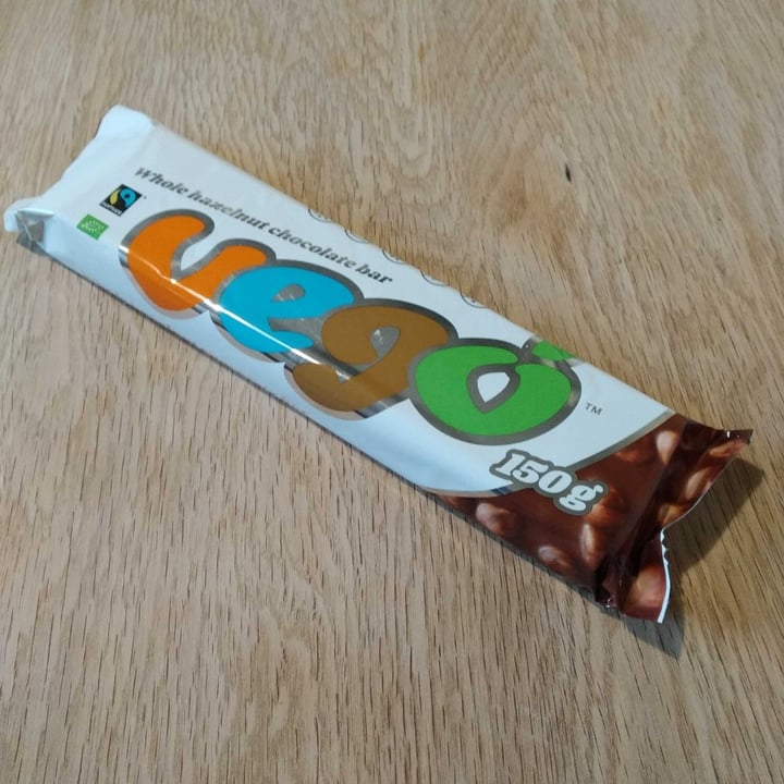 photo of Vego Whole Hazelnut Chocolate Bar (150g) shared by @silviagelmini on  01 Apr 2020 - review