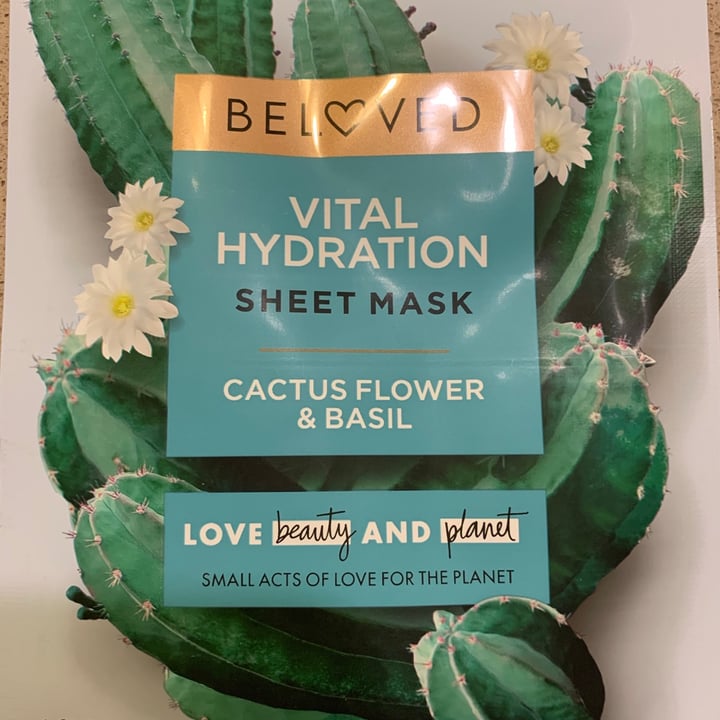 review photo of Love Beauty and Planet Vital Hydration Sheet Mask shared by @queendegu on 27 Jun 2021 - review