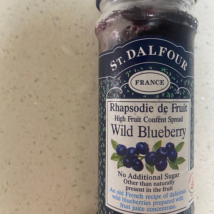 photo of St. Dalfour Blueberries Jam shared by @hedgeshogs on  08 Feb 2021 - review