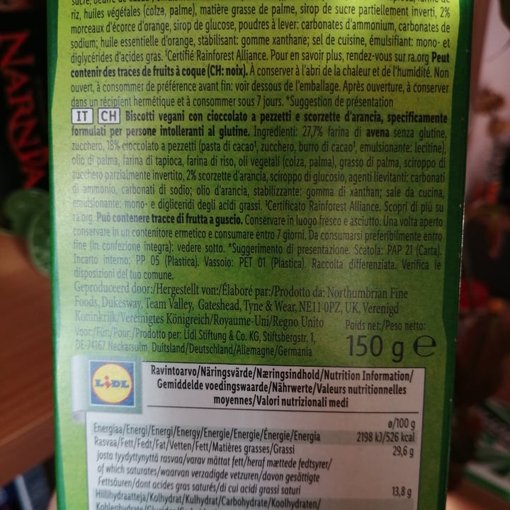 review photo of Vemondo Vegan Oat Cookies Choc Chunks And Orange shared by @letonza on 22 Feb 2022 - review