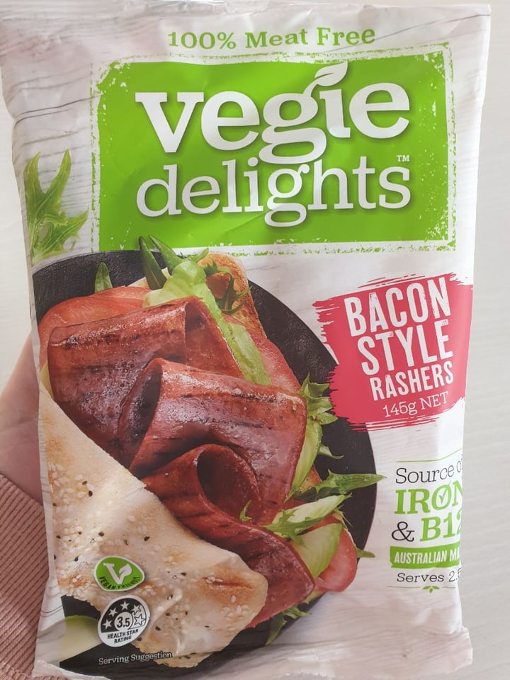 photo of Vegie Delights Bacon Style Rashers shared by @shanstewart on  31 Aug 2019 - review