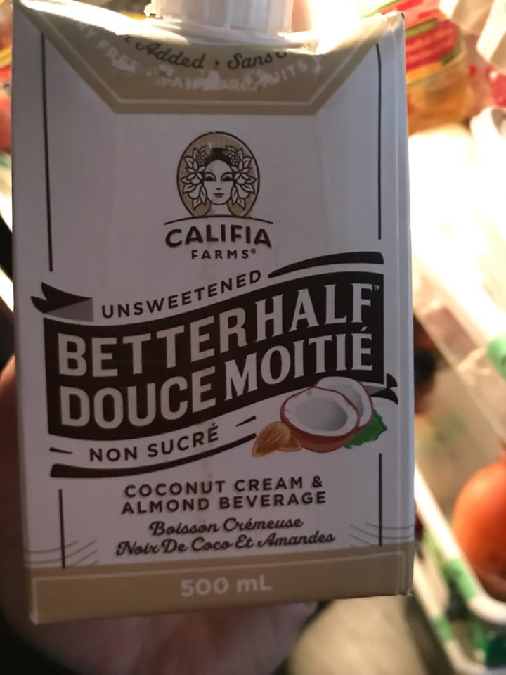 review photo of Califia Farms Unsweetened Betterhalf shared by @kendallstephan on 19 Sep 2019 - review