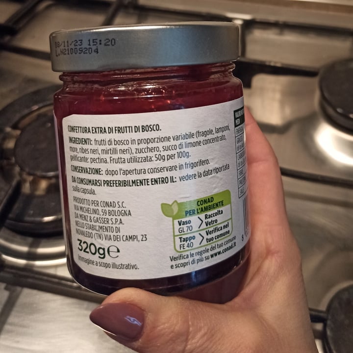 photo of Conad Confettura ai frutti di bosco shared by @danidi90 on  26 Mar 2022 - review