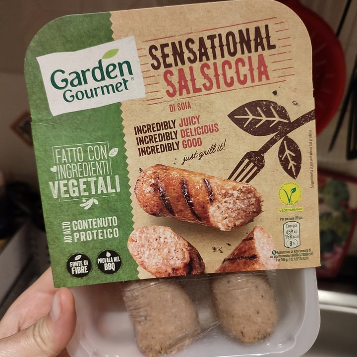 review photo of Garden Gourmet Sensational Salsiccia shared by @lucediluna on 08 Jul 2021 - review