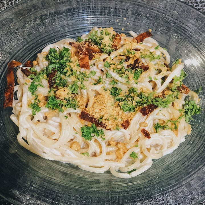 photo of Divine Earth Spaghetti Carbonara shared by @saso on  01 Feb 2019 - review