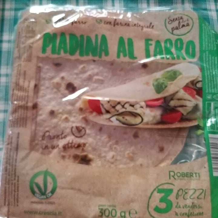 photo of Roberti Piadina al farro shared by @coryveg on  27 Jun 2022 - review