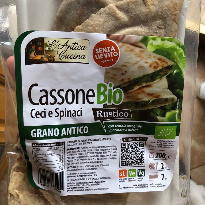 photo of L' Antica Cucina Cassone Bio Ceci E Spinaci shared by @frappa on  08 Apr 2022 - review