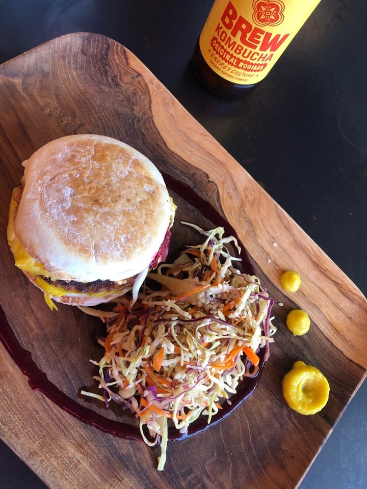 review photo of Bamboo Plant Power - Plant Based Vegan Restaurant Egg & Cheeze Muffin shared by @alexnortier on 24 Feb 2020 - review