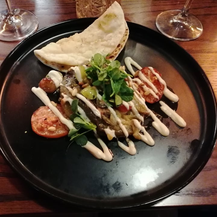 photo of Proud Mary Aubergine with pita shared by @twohappyrescuemutts on  09 Oct 2021 - review