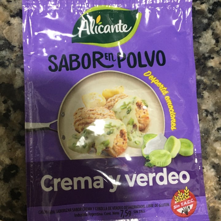 photo of Alicante Sabor En Polvo Crema Y Verdeo shared by @natig on  03 Jul 2021 - review