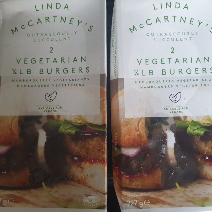 photo of Linda McCartney's Vegetarian 1/4 LB Burgers shared by @wellynfit on  26 Nov 2020 - review