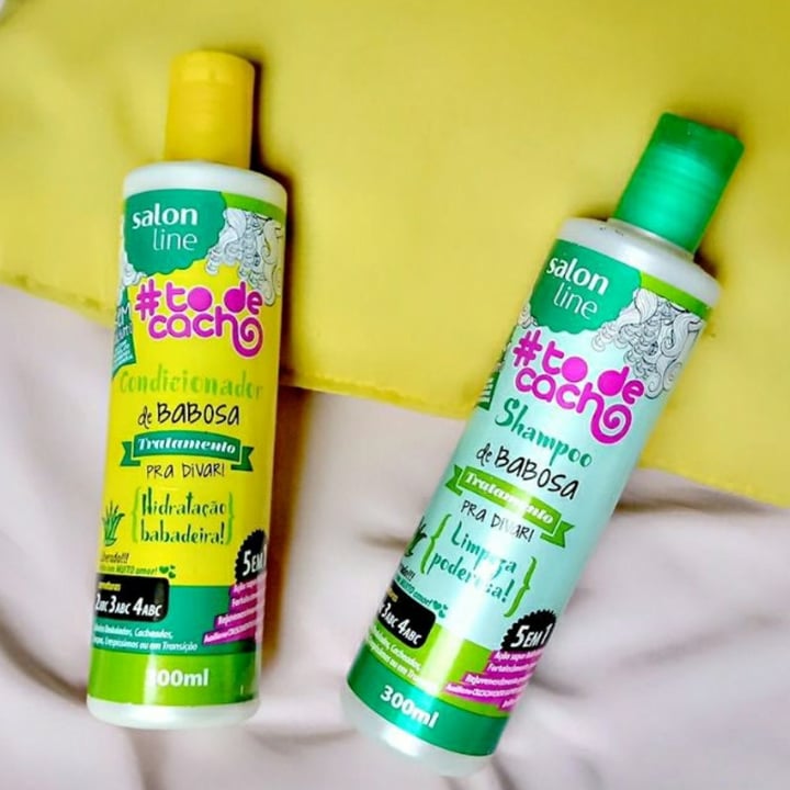 photo of Salon line Shampoo de babosa vegano para čabelos shared by @ariadnemrtns on  28 Jan 2022 - review