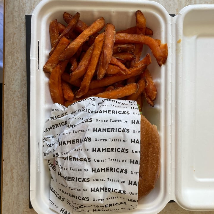 review photo of Hamerica's Simile Burger shared by @larazane on 01 May 2022 - review