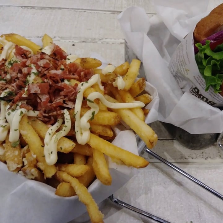 photo of VeganBurg San Francisco Burger w Fries shared by @annbience on  30 Apr 2020 - review