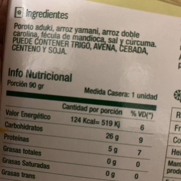 photo of Nutrileza Hamburguesas De Yamaní Y Aduki shared by @bebuvegan on  20 Jan 2021 - review